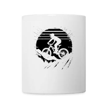 Graphismes de VTT - Mug blanc - blanc - Devant