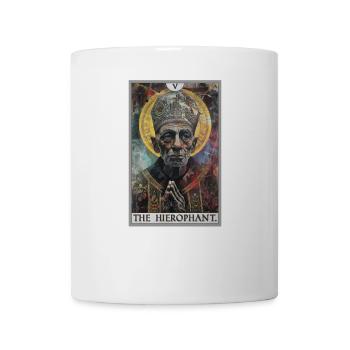 Tarotkarte The Hierophant Der Hierophant - Tasse - Weiß - Vorne