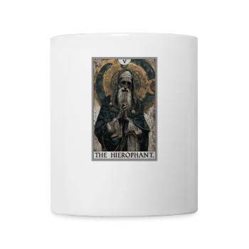 Tarotkarte The Hierophant Der Hierophant - Tasse - Weiß - Vorne