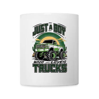 Design unique de monster truck et de jingler - Mug blanc - blanc - Devant