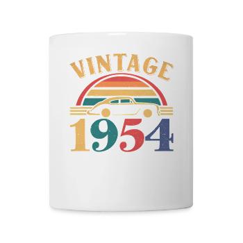 70 Years Old Gifts Vintage Born 1954 Retro - Mug - white - Front