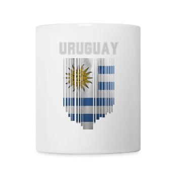 Flagge von Uruguay - Tasse - Weiß - Vorne