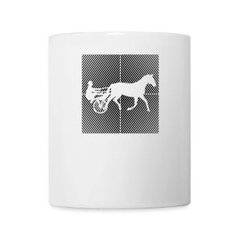 Trotting Horse, Trotting Racing, Equestrian Sports, Horses - Mug - white - Front