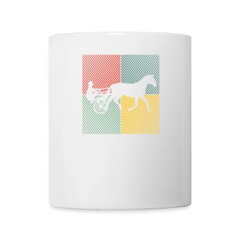 Trotting Horse, Trotting Racing, Equestrian Sports, Horses - Mug - white - Front