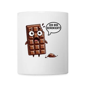 I'm Schokiert Funny German Chocolate - Mug - white - Front