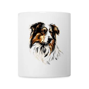Australian Shepherd Dog Lover Cute Aussie - Mug - white - Front