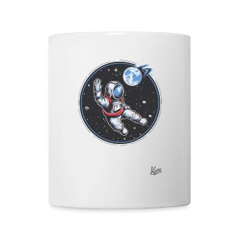 Fußball Torwart Astronaut Planet - Tasse - Weiß - Vorne