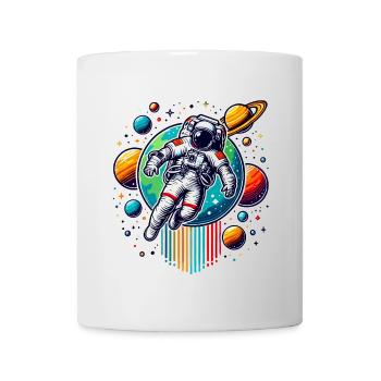 Retro Astronauts Space Planet Design - Mug - white - Front