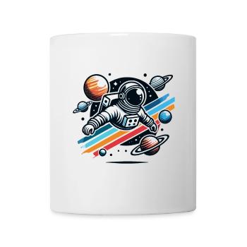 Retro Astronaut Space Adventure Planet - Mug - white - Front
