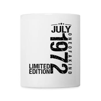 Anniversaire 1972 Juillet 1972 Juillet 1972 - Mug blanc - blanc - Devant