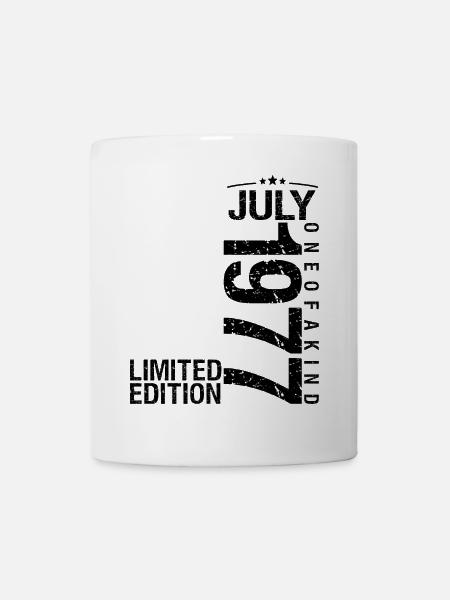 Geburtstag 1977 Juli 1977 Juli 1977 - Tasse - Weiß