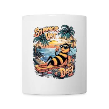 Sommerbienen-Entspannungstag - Tasse - Weiß - Vorne