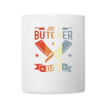 Butcher Father - Mug - white - Front