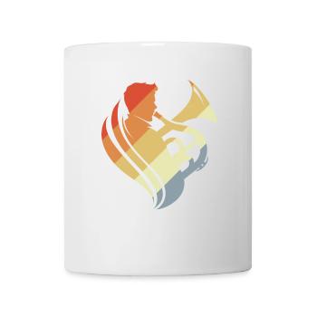 Vintage Tubist Skizze - Tasse - Weiß - Vorne