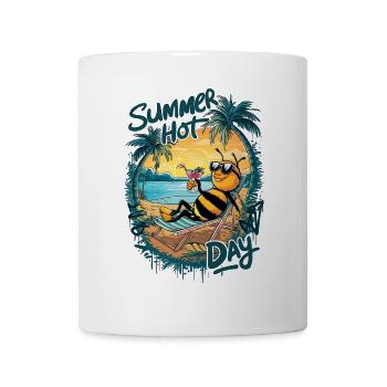 Ruche d’été Relax - Mug blanc - blanc - Devant