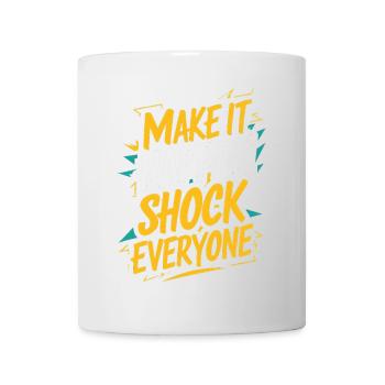 Citation motivante pour que cela se produise - Mug blanc - blanc - Devant