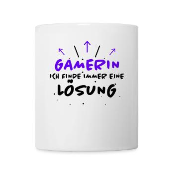 Gamerin Spruch Videospiel Sprüche Gamerin Geschenk - Tasse - Weiß - Vorne