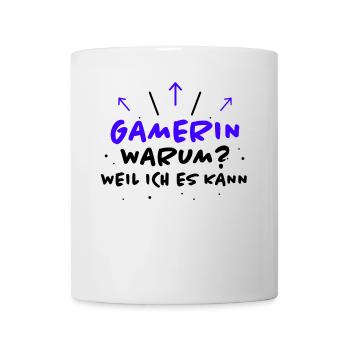 Gamerin Spruch Videospiel Sprüche Gamerin Geschenk - Tasse - Weiß - Vorne