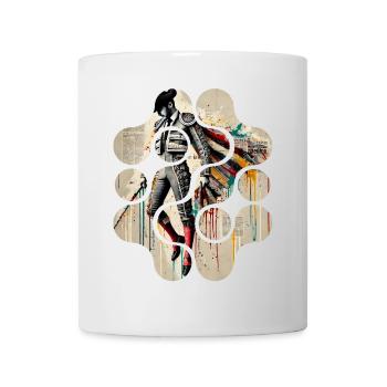 L'élégance colorée du matador - Mug blanc - blanc - Devant