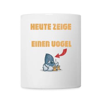 Oiseau pour les farceurs et les amateurs d’humour nerd - Mug blanc - blanc - Devant