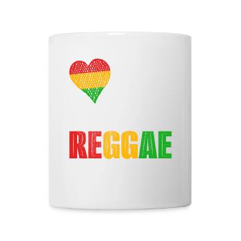 Musique rastafari Rasta Jamaïque Reggae - Mug blanc - blanc - Devant