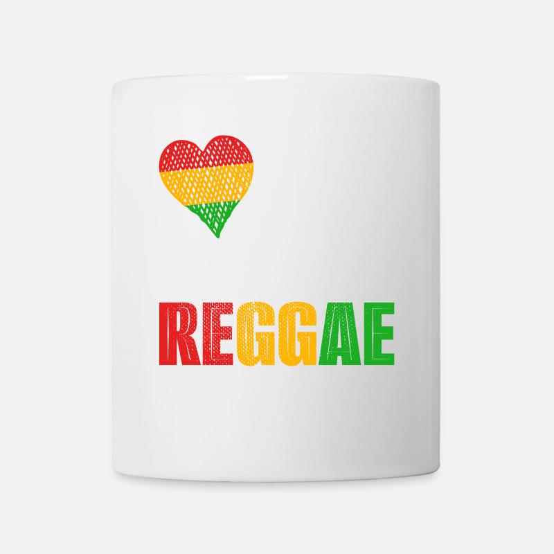 Musique rastafari Rasta Jamaïque Reggae - Mug blanc - blanc
