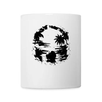 Graphiques de bowling - Mug blanc - blanc - Devant