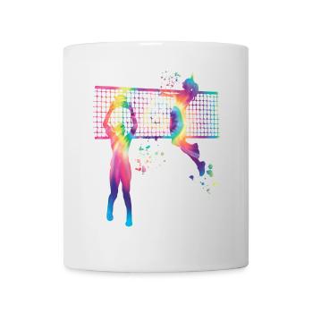 Joueurs de volley-ball Enfants Beach Volley - Mug blanc - blanc - Devant