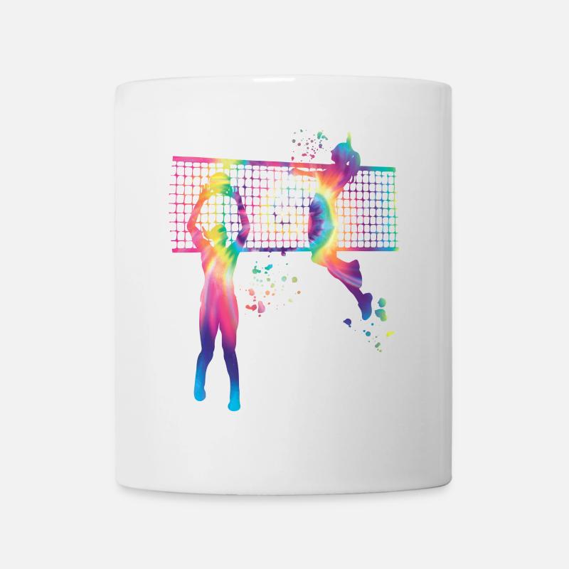 Joueurs de volley-ball Enfants Beach Volley - Mug blanc - blanc