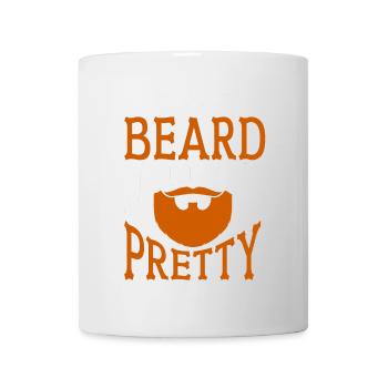 Citation de barbe, Touche ma barbe et dis-moi que je suis jolie - Mug blanc - blanc - Devant