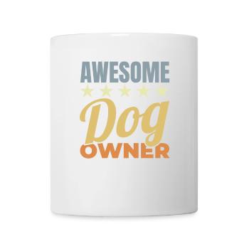 Awesome Dog Owner - Tasse - Weiß - Vorne