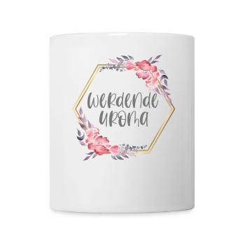Boho werdende Uroma Schwangerschaft Geschenk - Tasse - Weiß - Vorne