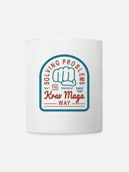 Résoudre des problèmes à la manière du Krav Maga - Mug blanc - blanc