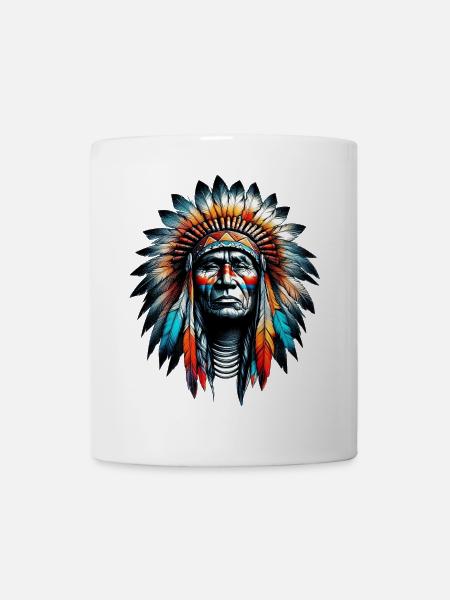 American Indian American - Mug - white