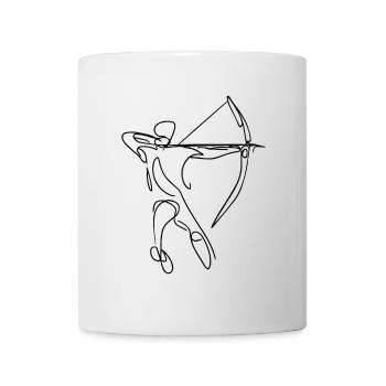Archery Sketch - Mug - white - Front