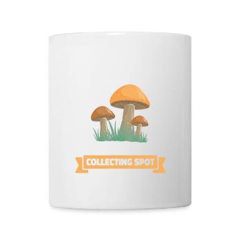 Endroits pour cueillir des champignons : aller à la - Mug blanc - blanc - Devant