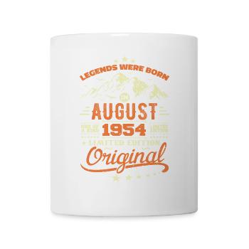Vintage August 1954 Birthday August 1954 Gift - Mug - white - Front