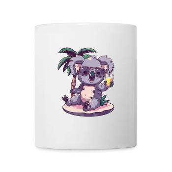Koala Summer Beach Comic - Mug - white - Front