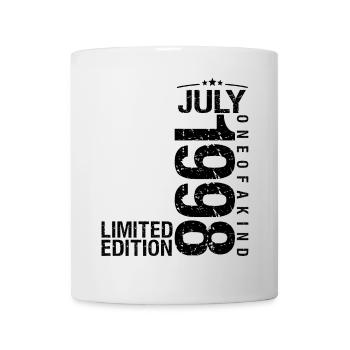Geburtstag 1998 Juli 1998 Juli 1998 - Tasse - Weiß - Vorne