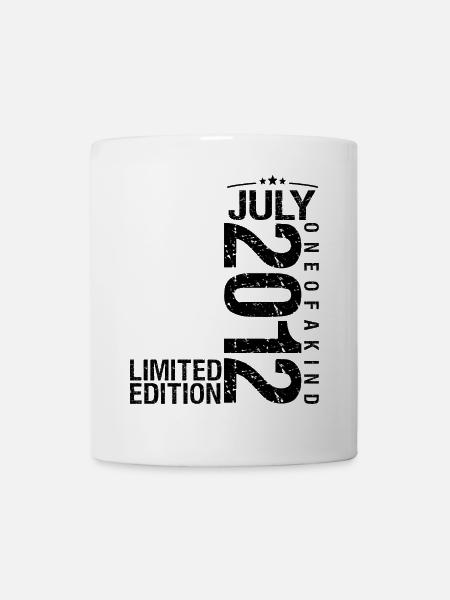 Anniversaire 2012 Juillet 2012 Juillet 2012 - Mug blanc - blanc