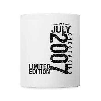 Anniversaire 2007 Juillet 2007 Juillet 2007 - Mug blanc - blanc - Devant