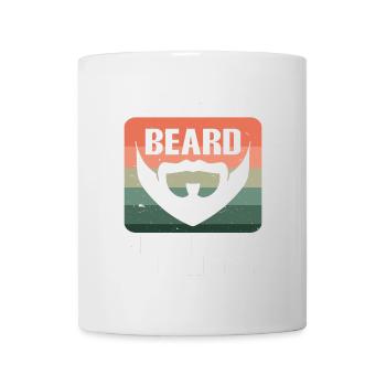 Citation de barbe, Touche ma barbe et dis-moi que je suis jolie - Mug blanc - blanc - Devant