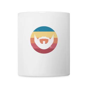 Citation de barbe, Touche ma barbe et dis-moi que je suis jolie - Mug blanc - blanc - Devant