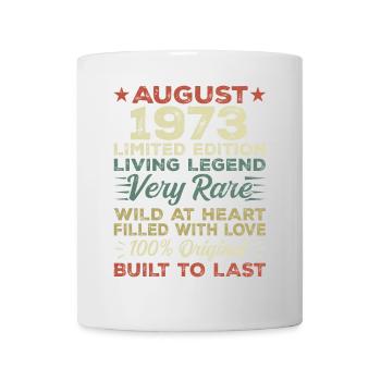 August 1973 - Gift idea for August 1973 - 1973 - Mug - white - Front