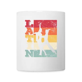 Latin Dance Couple Retro Formation Rumba Dancer - Mug - white - Front