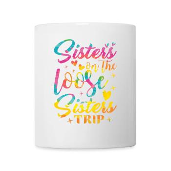 Urlaub Schwester Reisen Lustige Schwester Reise - Tasse - Weiß - Vorne