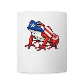 Coqui Frog Symbol Taino Boricua Puerto - Mug - white - Front