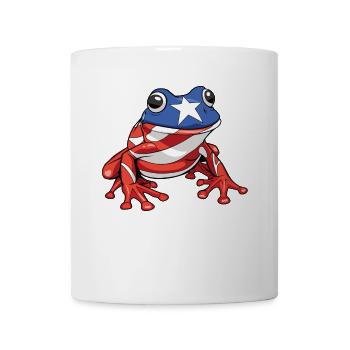 Coqui Frog Symbol Taino Boricua Puerto - Mug - white - Front