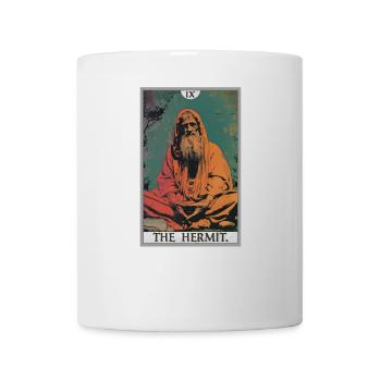 Cartes de tarot Carte de tarot L’Ermite L’Ermite - Mug blanc - blanc - Devant