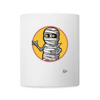 Drôle de toilettes, papier toilette, momie - Mug blanc - blanc - Devant